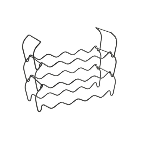 Set of 3 Stackable Bottle Racks 44x15x13/34cm