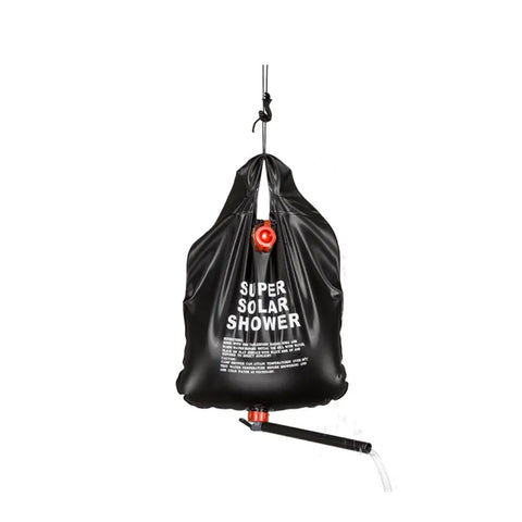 Camping Shower With Siphon And Solar Panel, 10l