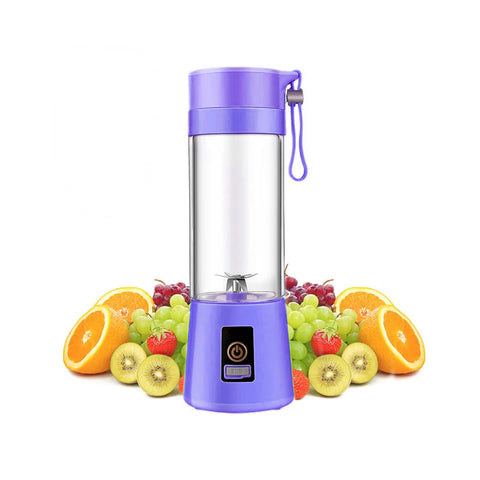 Purple Portable Blender with USB