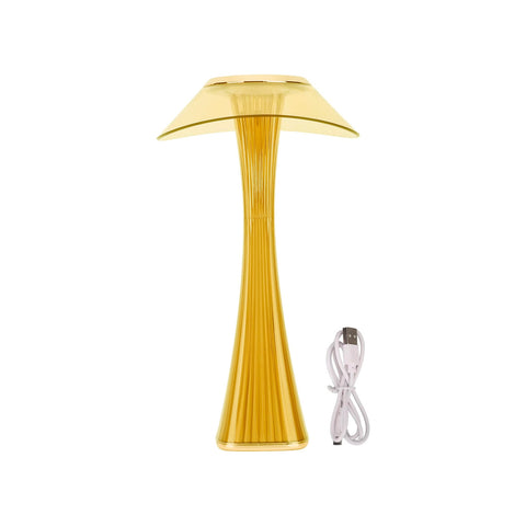 Touch table lamp, gold