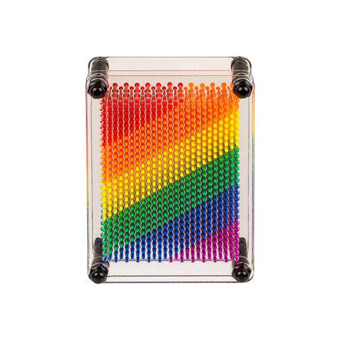 Pin Art Moving Nail Sculpture Game Pride Rainbow 12x9cm