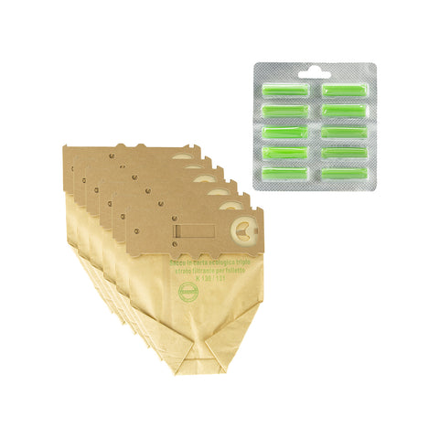 Spare parts kit for VK130 VK131 – 12 bags + 12 universal fragrances