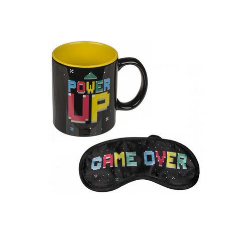 Gaming-Themed Mug and Eye Mask Set