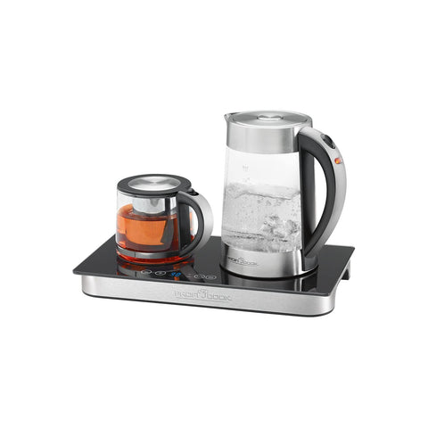 Tea and Coffee Plate with 3-in-1 Kettle