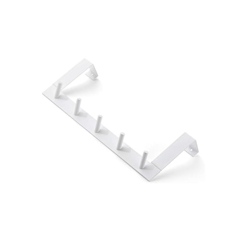 Door and wardrobe hanger with 5 hooks 36x12,5x4cm