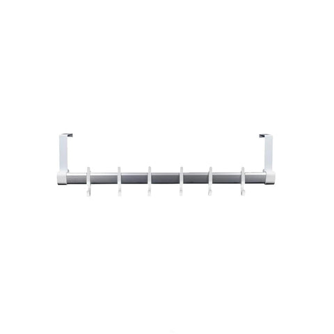 Aluminum door hanger with 6 hooks 13x55,5x8,5cm