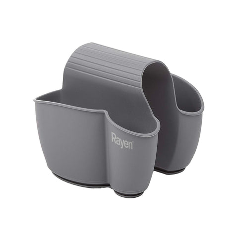 Plastic 2-Compartment Sink Organizer 12.5x9.5cm