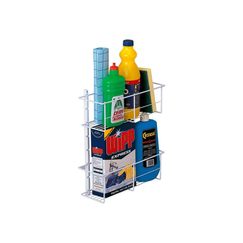 Multi-purpose metal storage shelf with 2 tiers 33x37,5x12cm