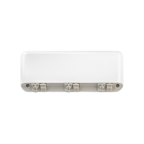 Wall-mounted extendable clothesline system with 3 lines 15m