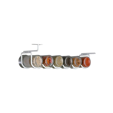 Under-shelf spice rack with 6 compartments 9x38x10,5cm