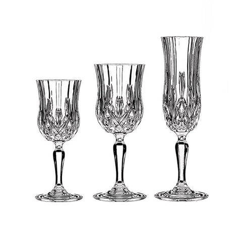 Set of 18 Opera Water and Wine Glasses