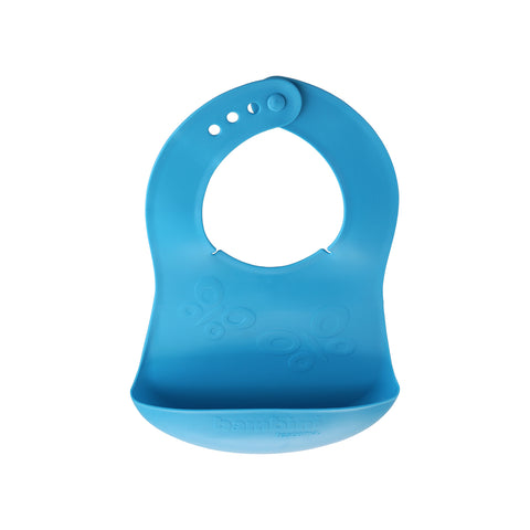 Blue Children's Bib with Pocket
