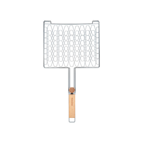 Wood and Steel Barbecue Grill 59x30,5cm