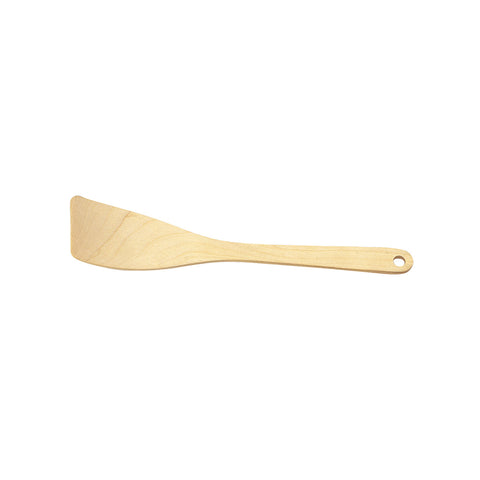 Curved wooden kitchen spatula 30cm