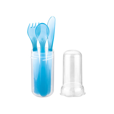 Set of 3 children's travel utensils