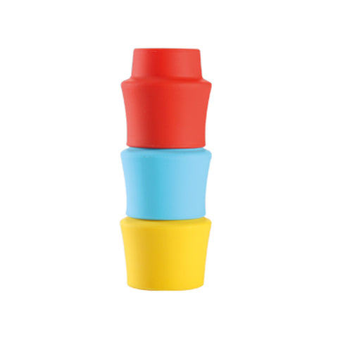 Set of 3 silicone airtight stoppers 3,5x4cm