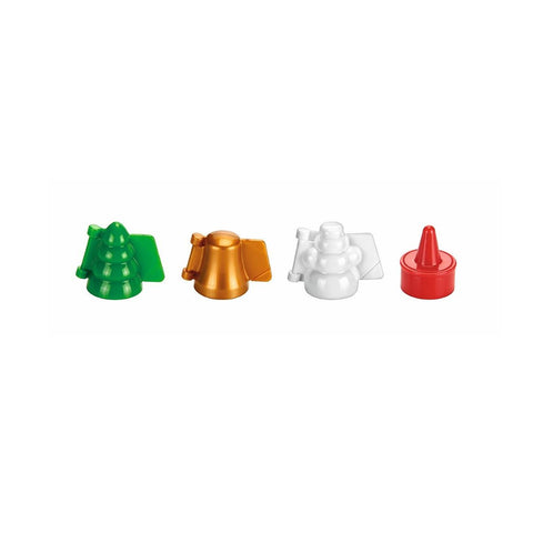 Set of 4 three-dimensional Christmas molds