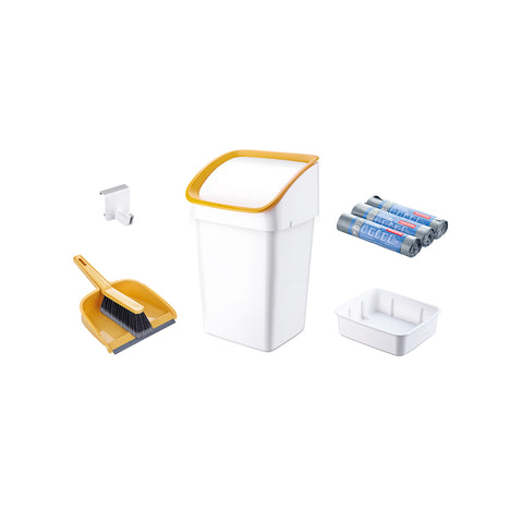21l Bin Set with Brush and Bags