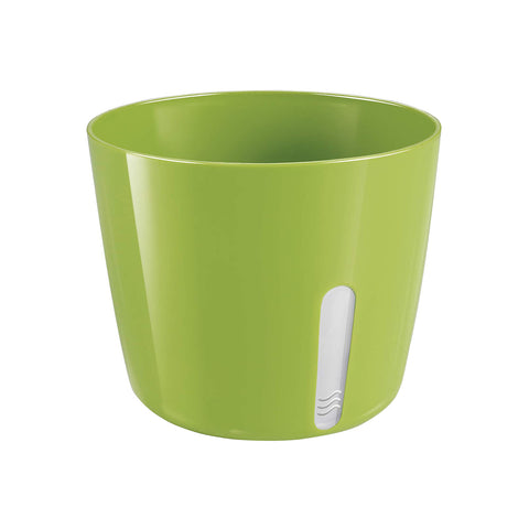 Green Round Metal Plant Pot 13.5x11cm