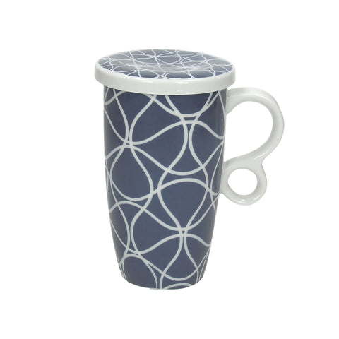 420cc gray porcelain infuser