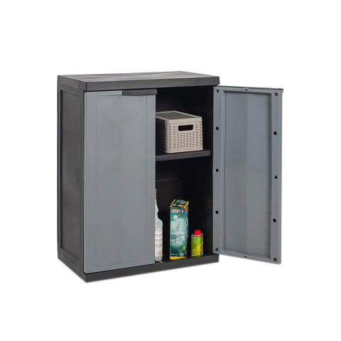 Low Cabinet with 2 Doors and 1 Adjustable Shelf 65x37x85cm