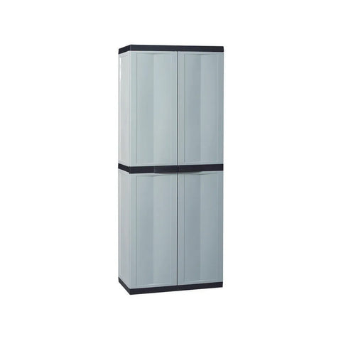 Tall 2-Door Cabinet with 3 Adjustable Shelves 37x65x165cm