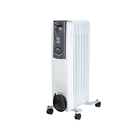 7-element white oil radiator 1500w