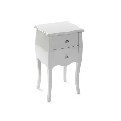 2-Drawer Wooden Bedside Table 71x35x40cm
