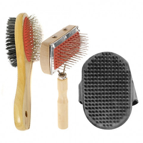 Set of 3 massage brushes for knots