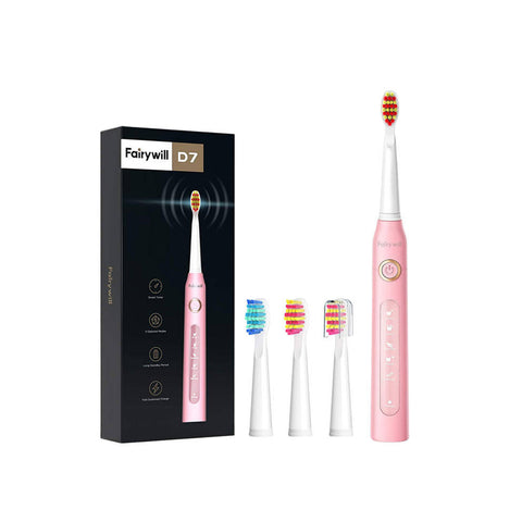 Rechargeable USB Electric Toothbrush With 4 Brush Heads
