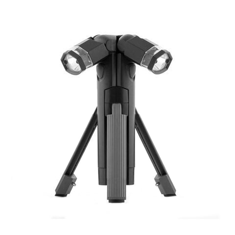 3-in-1 LED Flashlight Set with Tripod 6x23x6cm