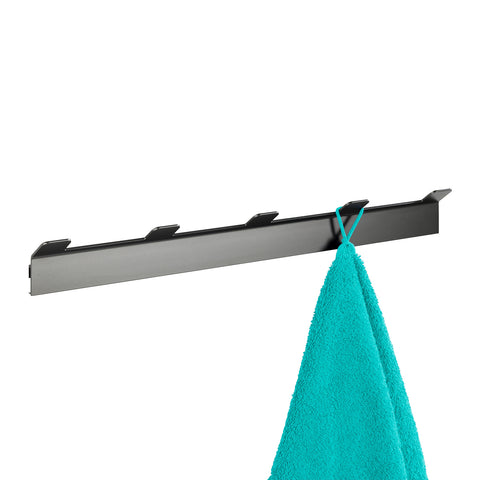 Anthracite Coat Rack with Strip Hook