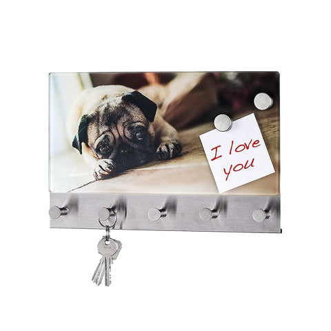 Cagnolino tempered glass coat rack