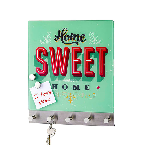 Sweet Home tempered glass coat rack