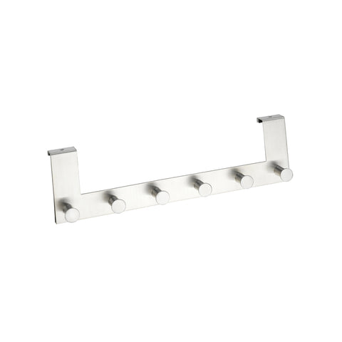 Steel Over-the-Door Bar with 6 Hooks