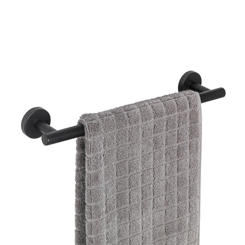 Bosio Black Towel Bar 40cm