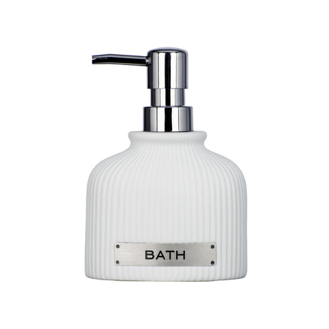 White Ceramic Soap Dispenser 0,22l