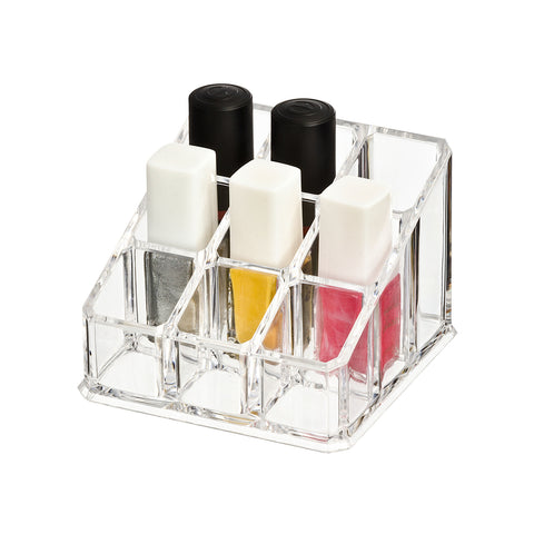 9-Compartment Acrylic Lipstick Organizer