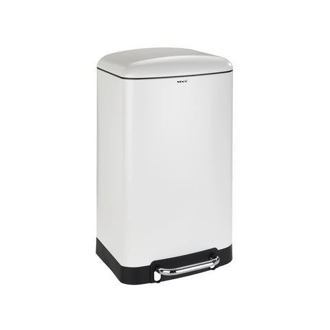 Easy Close Studio White Waste Bin 30l