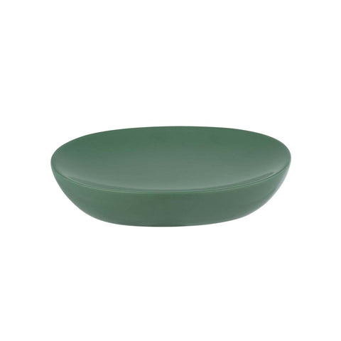 Olinda Green Ceramic Soap Dish