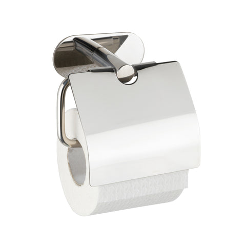 Turbo-Loc Steel Toilet Roll Holder With Cover