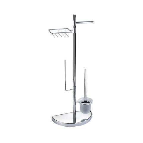 Toilet Roll Holder and Toilet Brush Holder Set