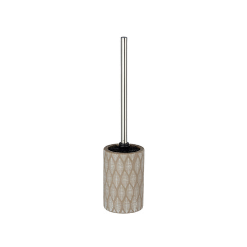 Beige Ceramic Toilet Brush Holder
