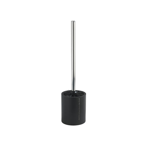 Diamond black toilet brush holder with rhinestones