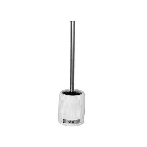 Bath Ceramic Toilet Brush Holder White