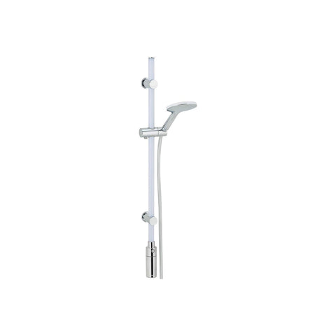 94cm LED Shower Riser Rail Set