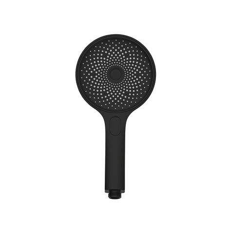 Softwater Matte Black Showerhead D. 13cm