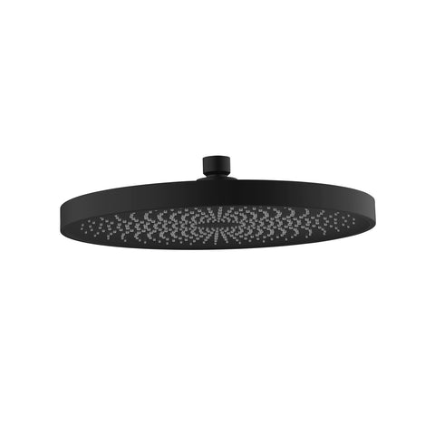 Softwater Matte Black Showerhead D. 26cm