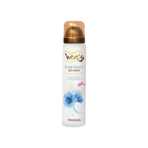 Odor-eliminating fabric refresher spray, Protect Flowers Blue, 100ml