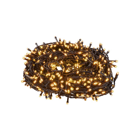 Outdoor String Lights, 500 White Lights, 25m